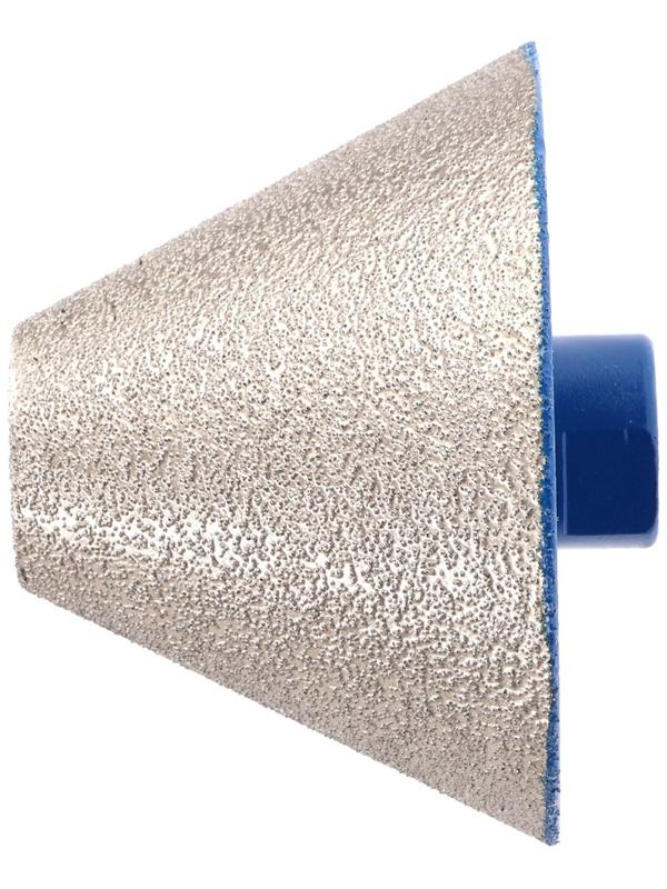 Фреза алмазная конусная ТУНДРА, 27 - 82 мм, для обработки мрамора, гранита и керамики