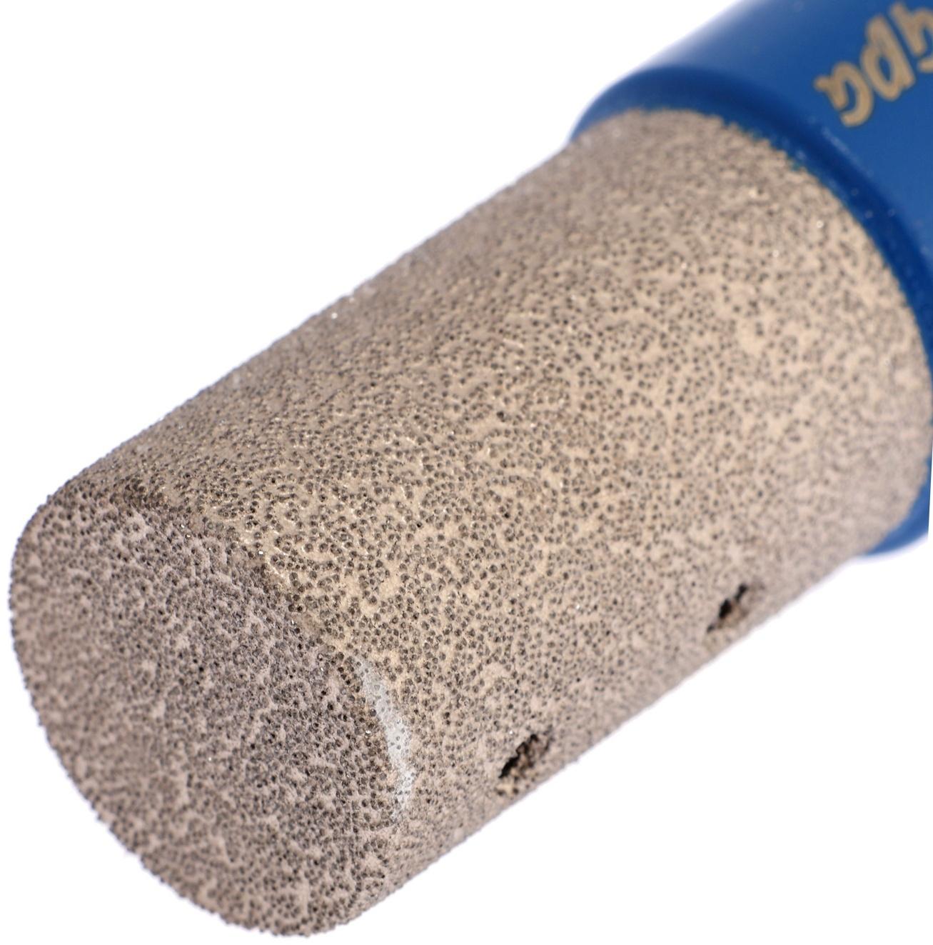 Фреза алмазная цилиндрическая ТУНДРА, по камню, кафелю и керамограниту, 25×40 мм, М14