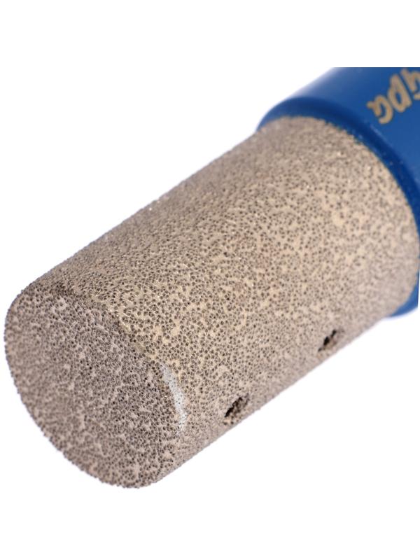 Фреза алмазная цилиндрическая ТУНДРА, по камню, кафелю и керамограниту, 25×40 мм, М14