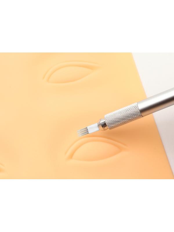 Ручка - манипула для тату и татуажа, 12 × 0,9 см, цвет серебристый