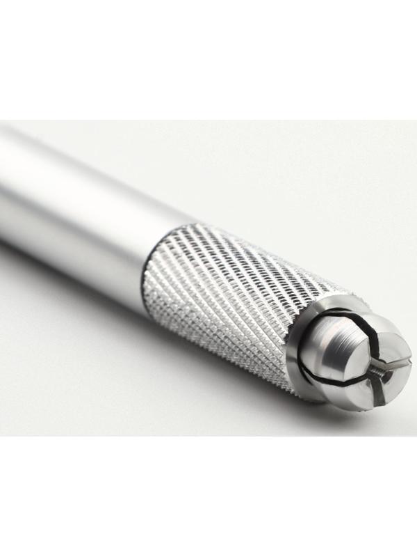 Ручка - манипула для тату и татуажа, 12 × 0,9 см, цвет серебристый