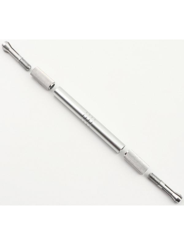 Ручка - манипула для тату и татуажа, 12 × 0,9 см, цвет серебристый