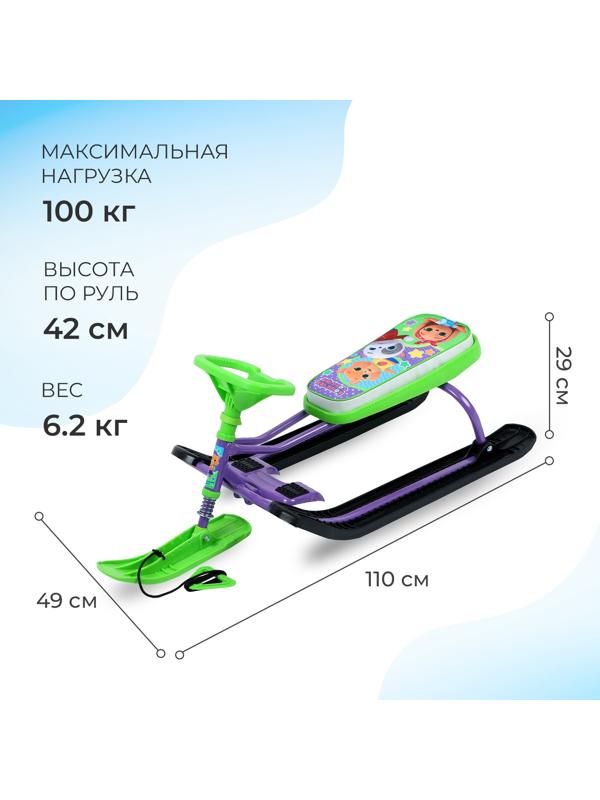 Снегокат «Тимка спорт 2 Кошечки-собачки», ТС2/К-С1