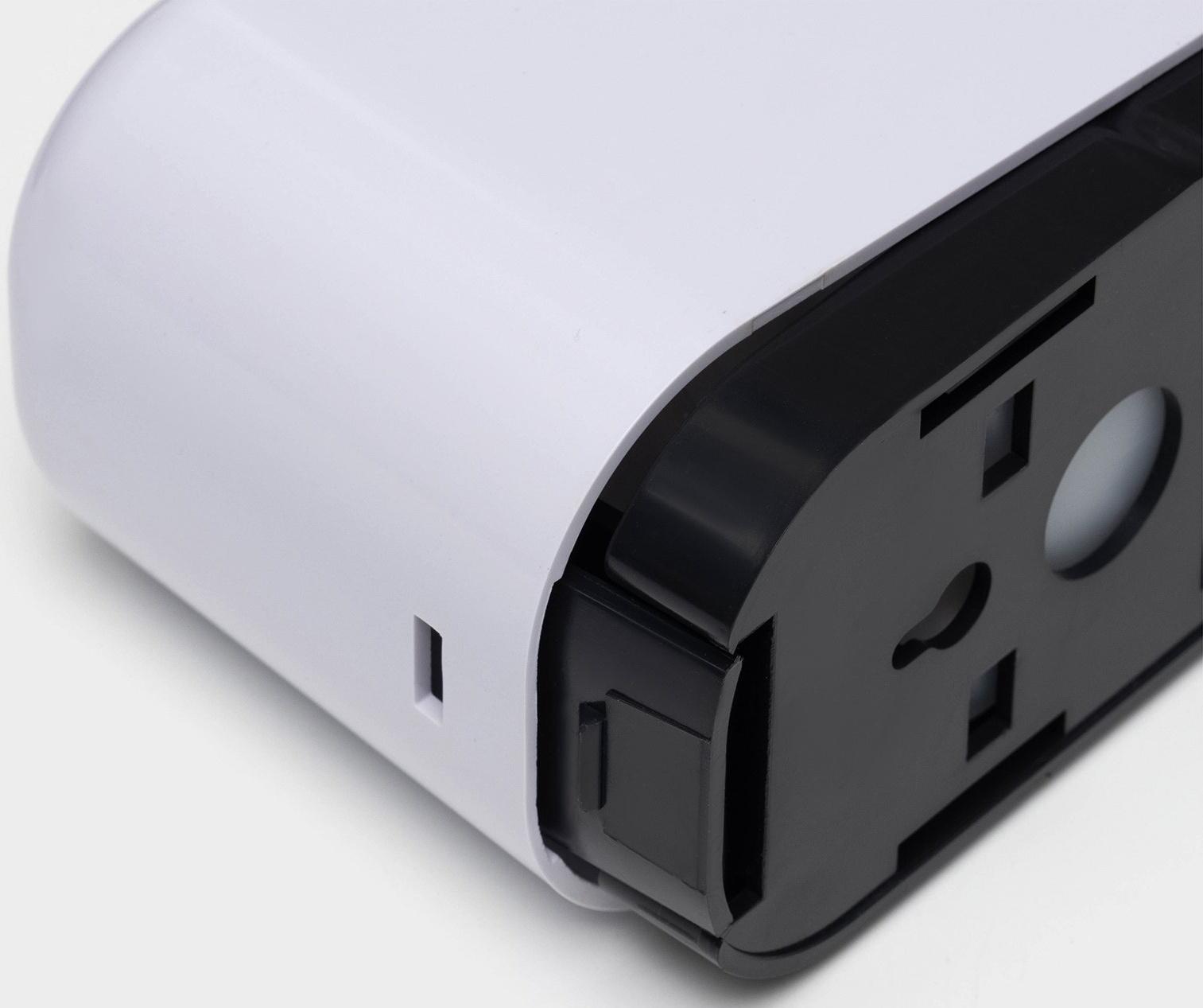 Диспенсер для мыла SAVANNA, механический, 350 мл, пластик, белый