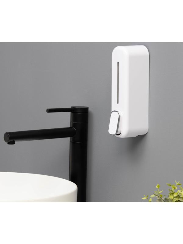 Диспенсер для мыла SAVANNA, механический, 350 мл, пластик, белый