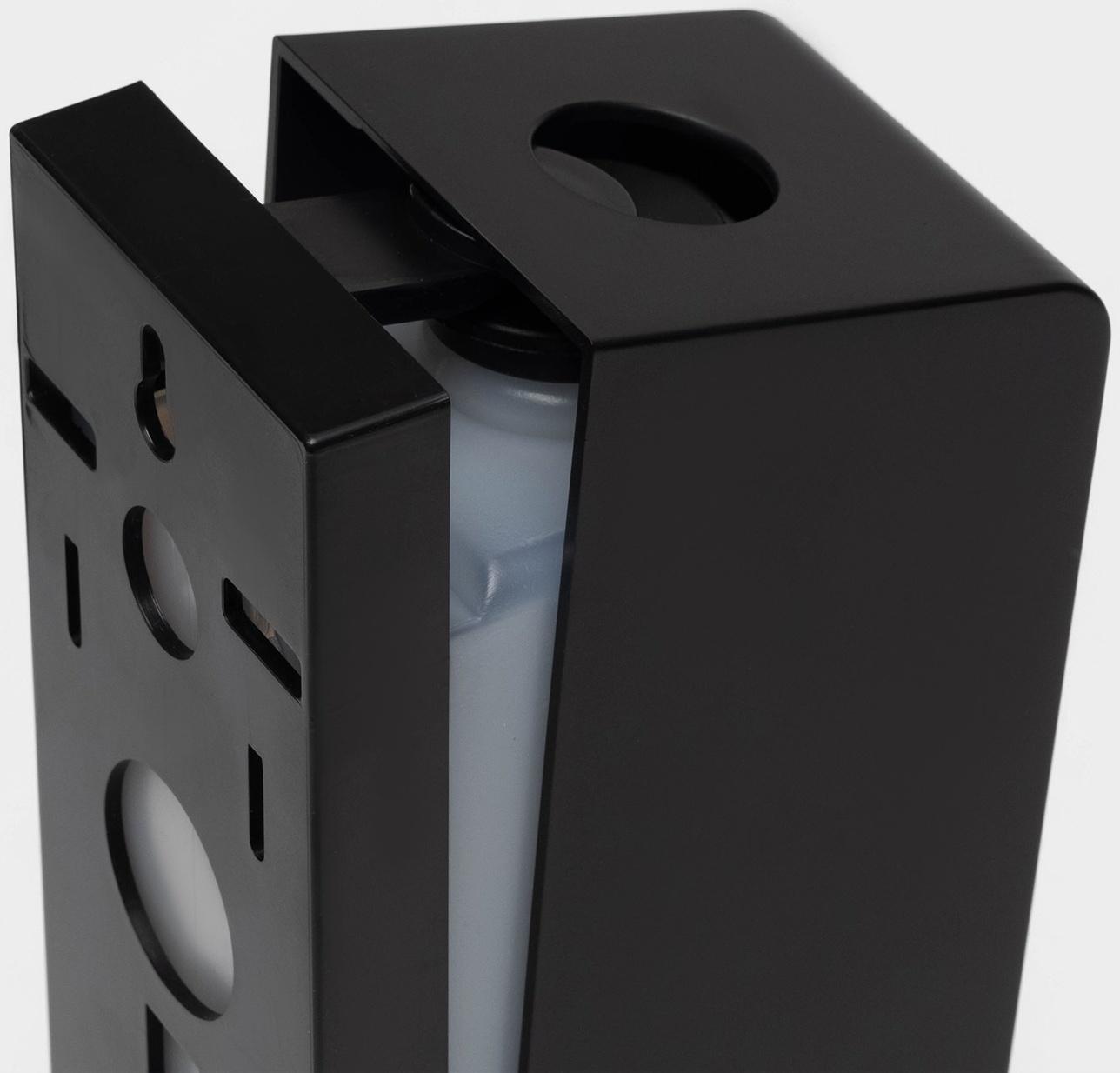 Диспенсер для мыла SAVANNA, механический, 600 мл, пластик, чёрный