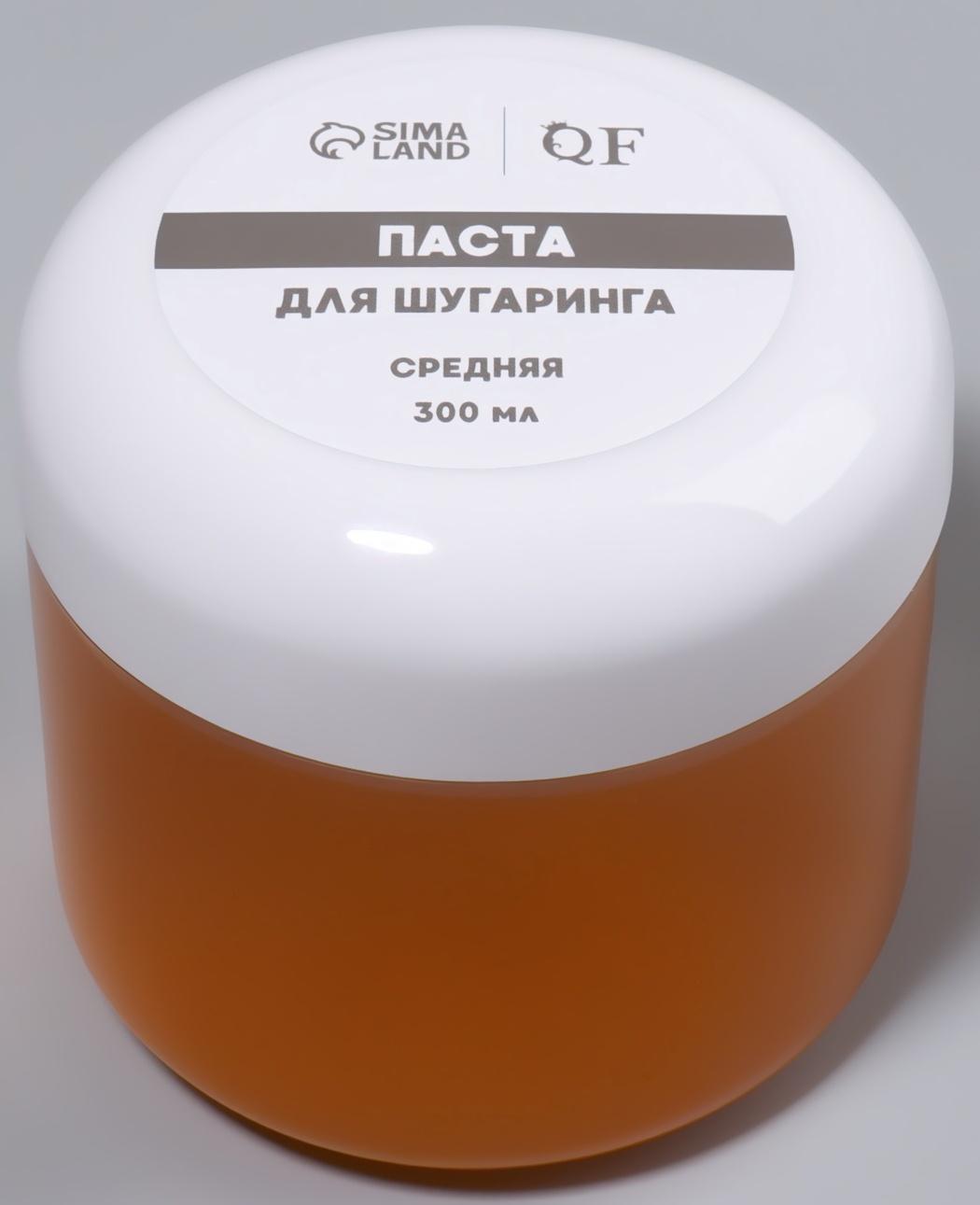 Паста для шугаринга, сахарная, со шпателем, средняя, 300 мл