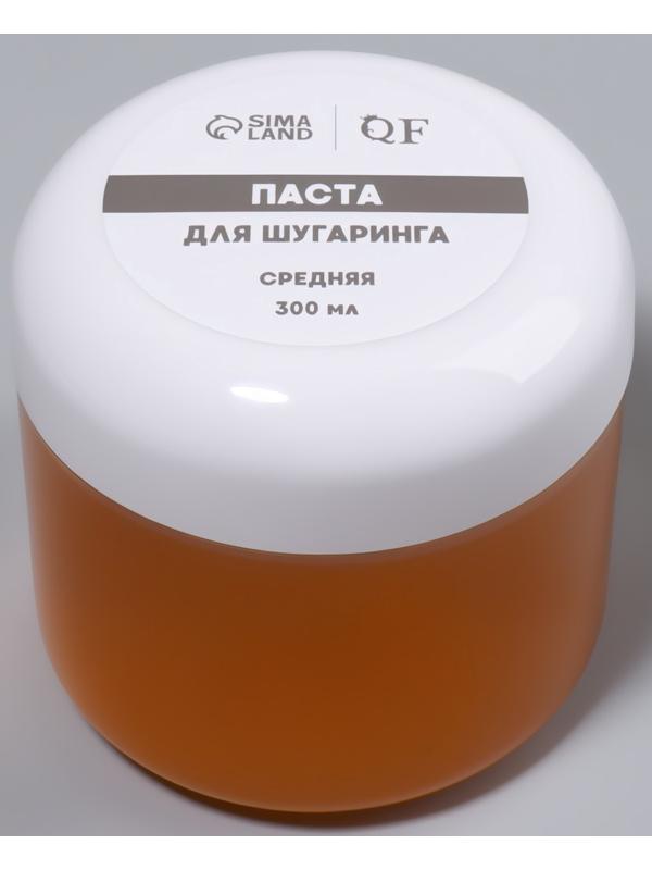 Паста для шугаринга, сахарная, со шпателем, средняя, 300 мл