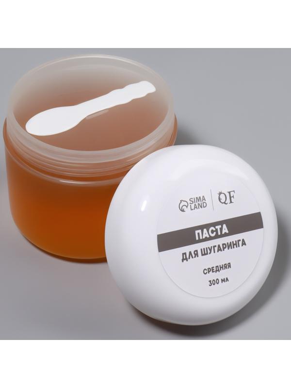 Паста для шугаринга, сахарная, со шпателем, средняя, 300 мл