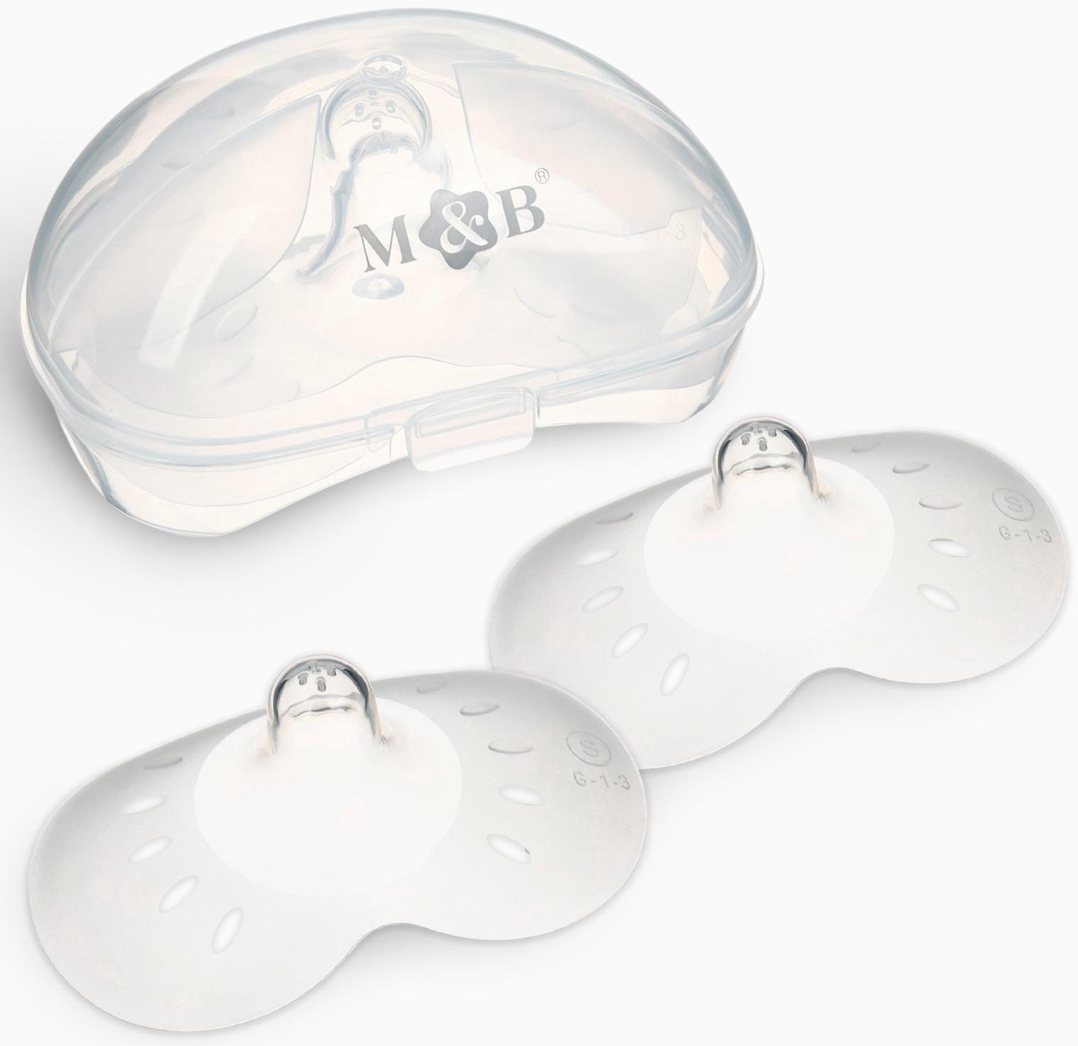 Накладки на грудь для кормления M&B, размер S, 2 шт., в контейнере