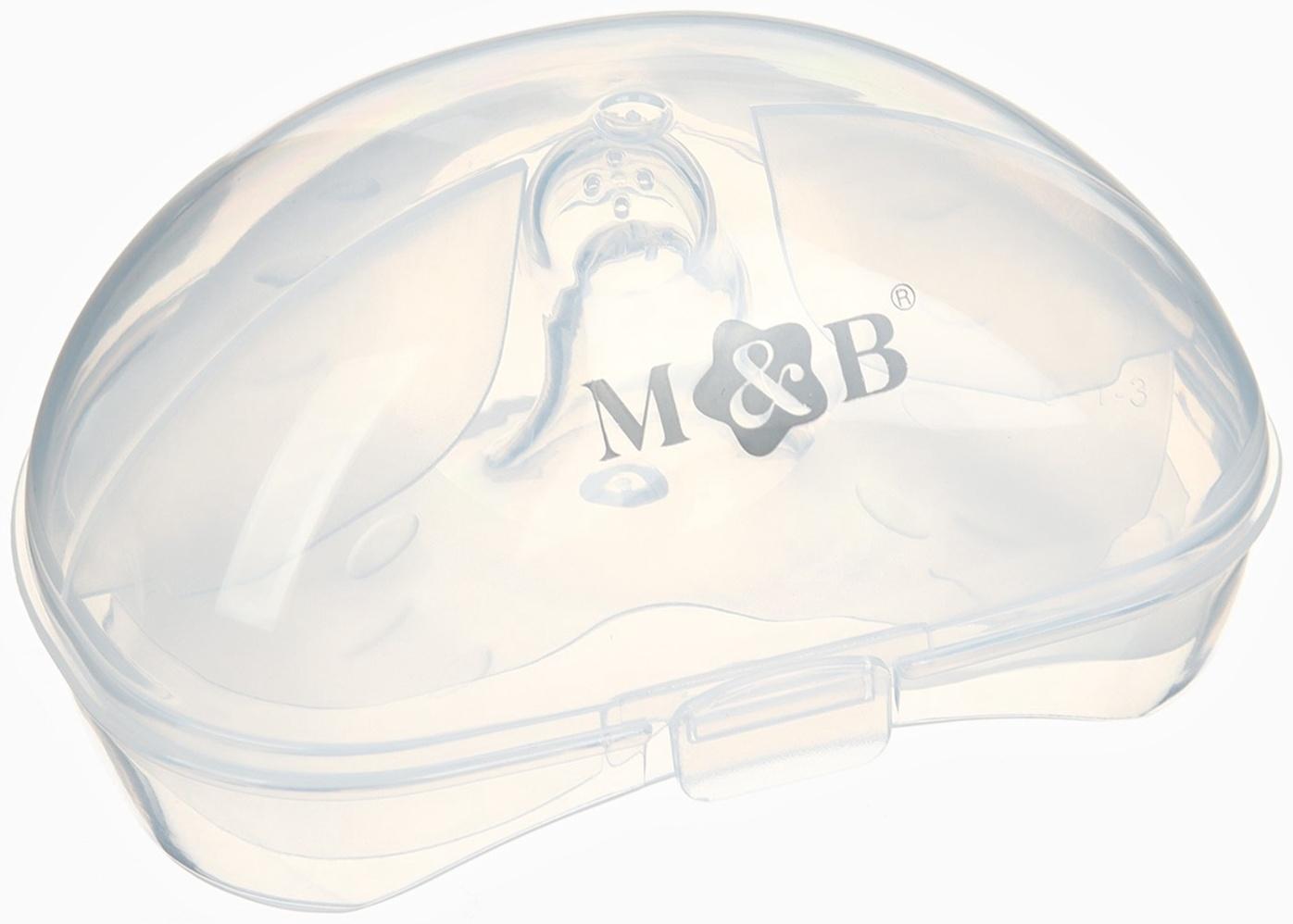 Накладки на грудь для кормления M&B, размер M, 2 шт., в контейнере