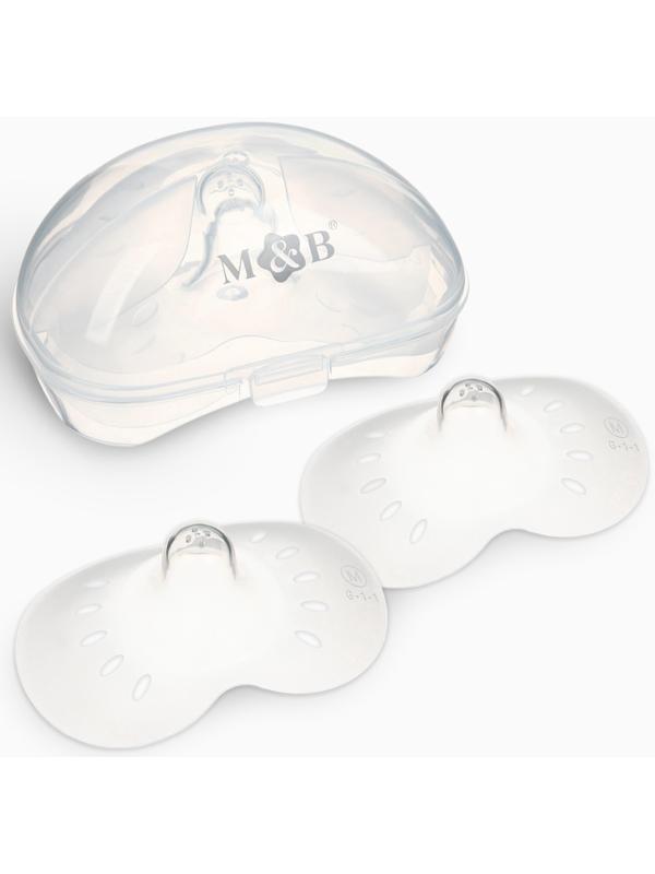 Накладки на грудь для кормления M&B, размер M, 2 шт., в контейнере