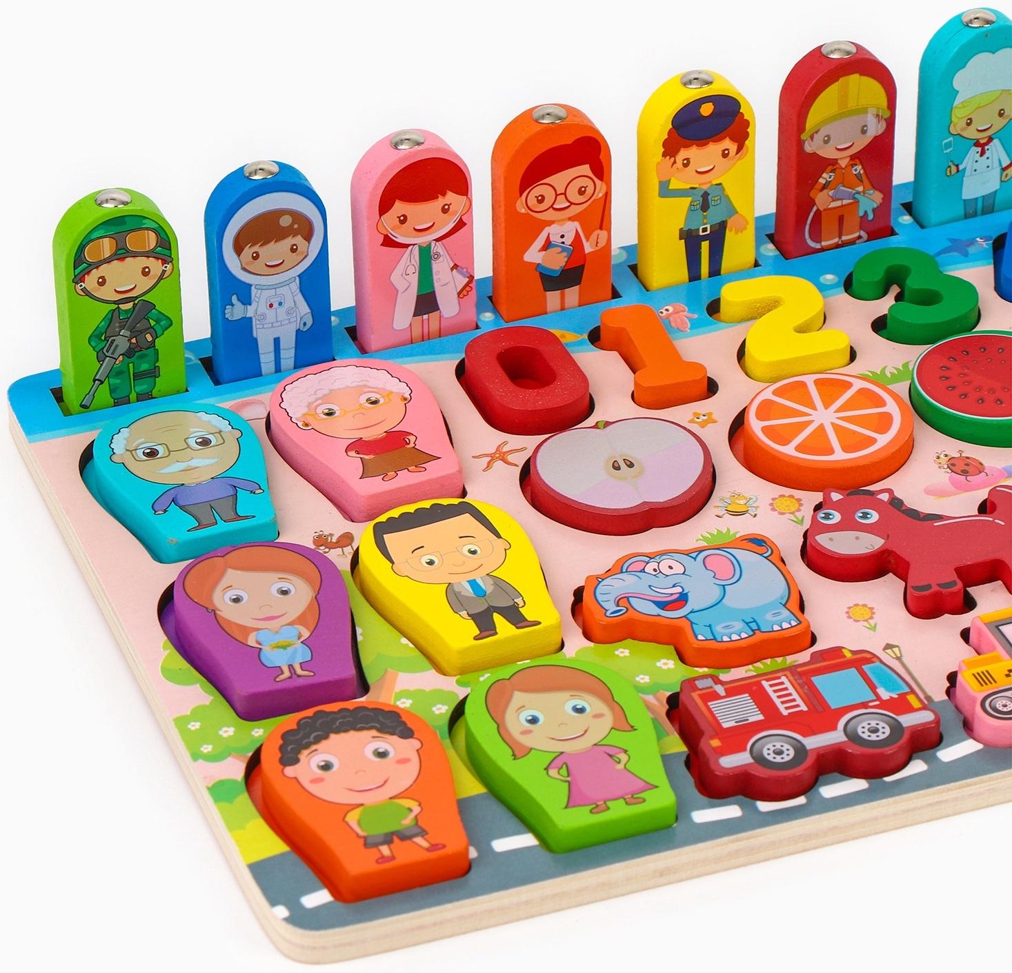 Большой развивающий набор для детей «Сортер. Окружающий мир и счёт»