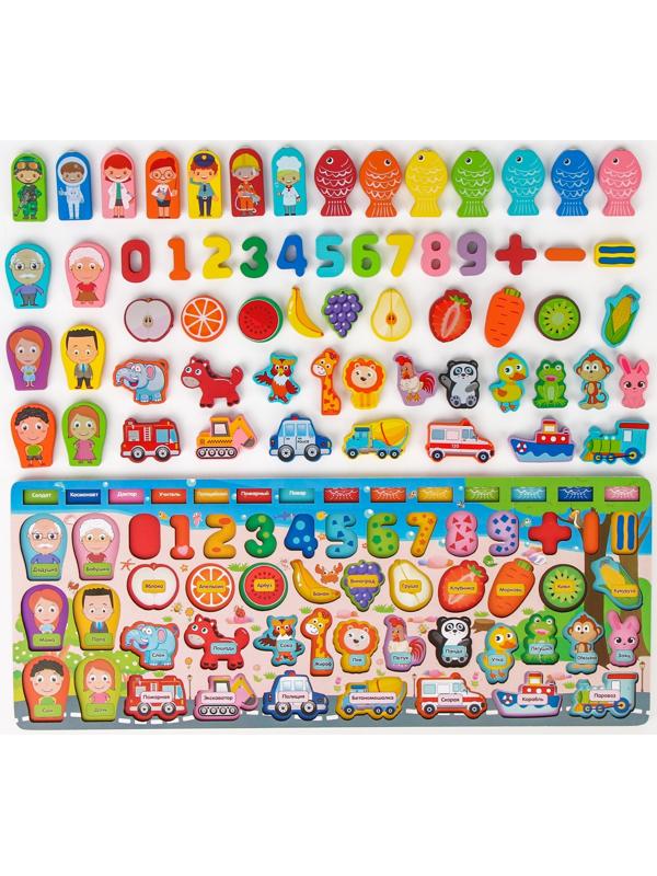 Большой развивающий набор для детей «Сортер. Окружающий мир и счёт»
