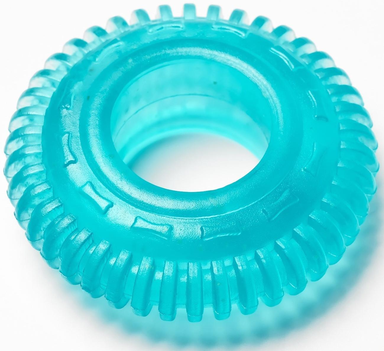 Игрушка для собак жевательная светящаяся в темноте «Шина», 7 х 7 см