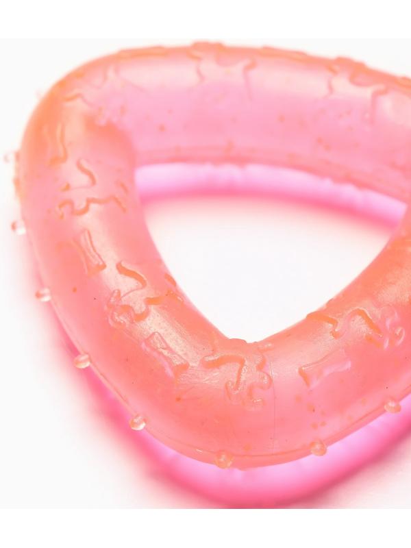 Игрушка для собак жевательная светящаяся в темноте «Треугольник», 7 х 7 см