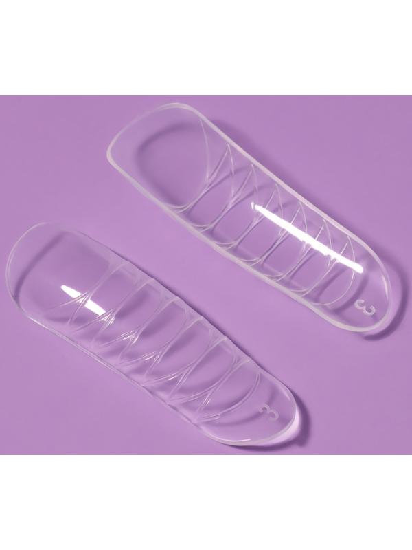 Верхние формы для наращивания, набор 120 шт, форма овал, прозрачные