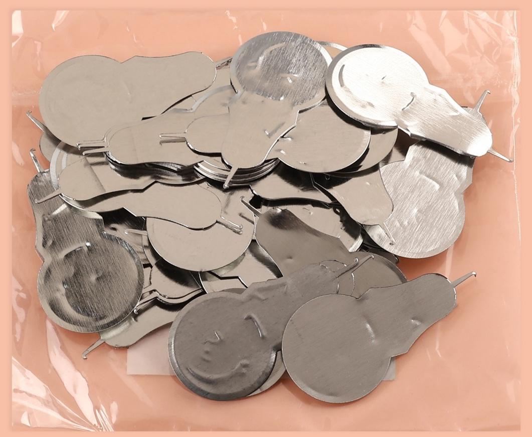 Нитевдеватель металлический, 3.2×1.8 см, цвет серебряный