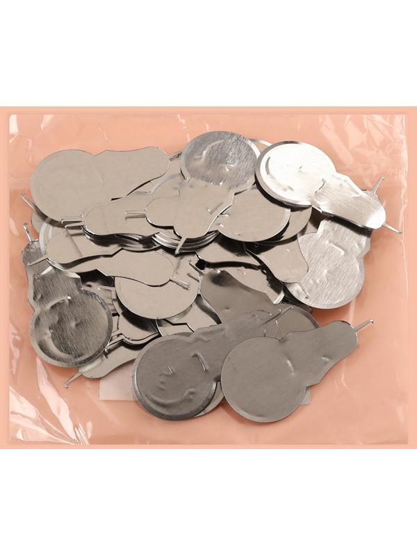 Нитевдеватель металлический, 3.2×1.8 см, цвет серебряный