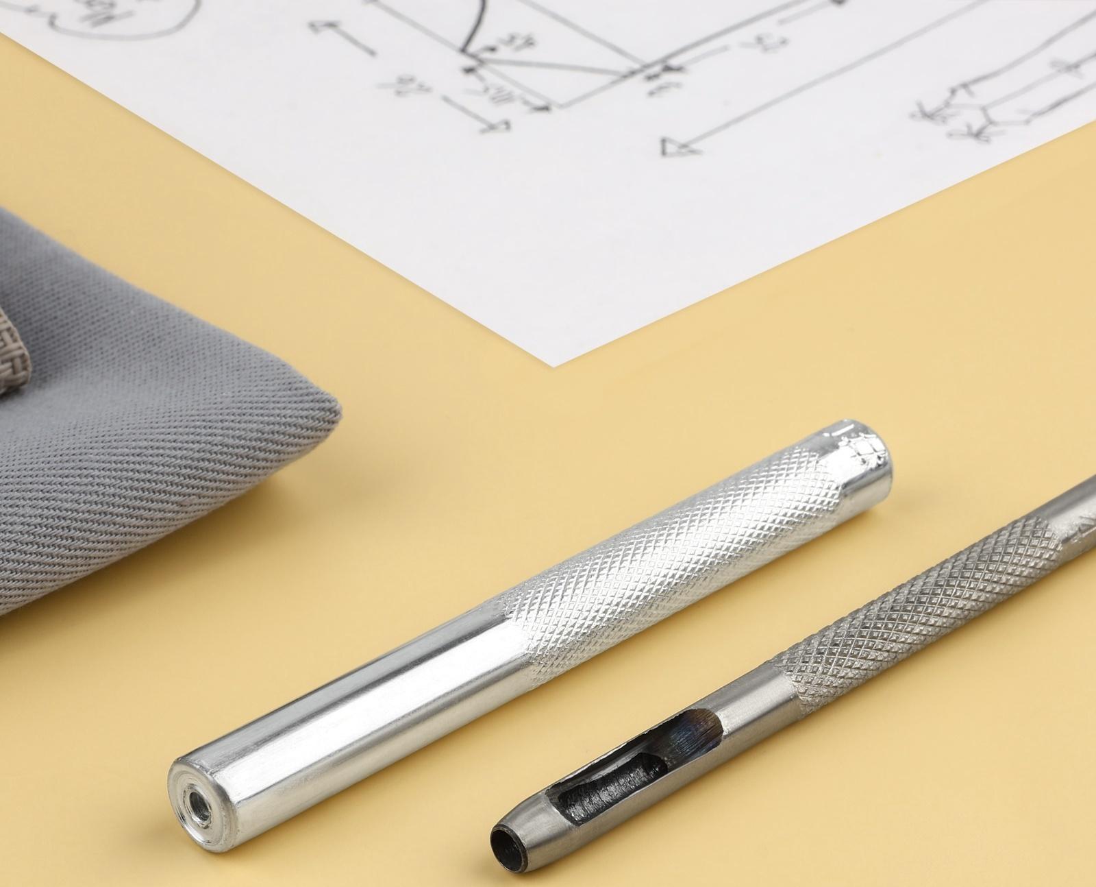 Набор инструментов для ручной установки люверсов №2, d=4 мм, с колодцем