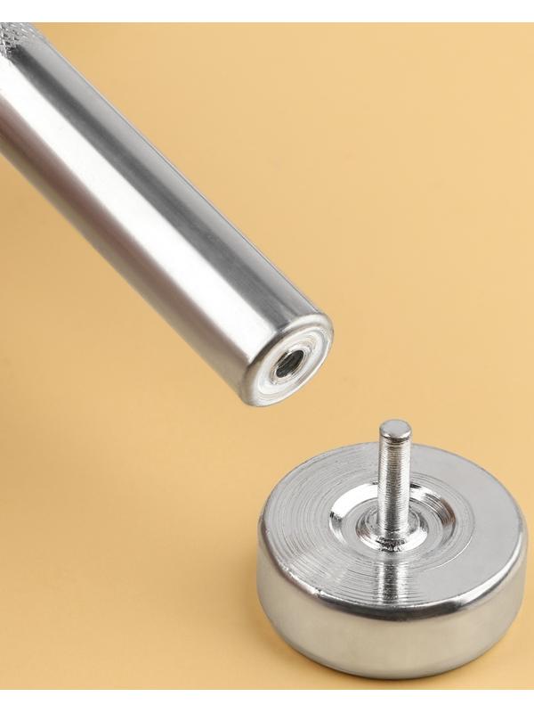 Набор инструментов для ручной установки люверсов №2, d=4 мм, с колодцем