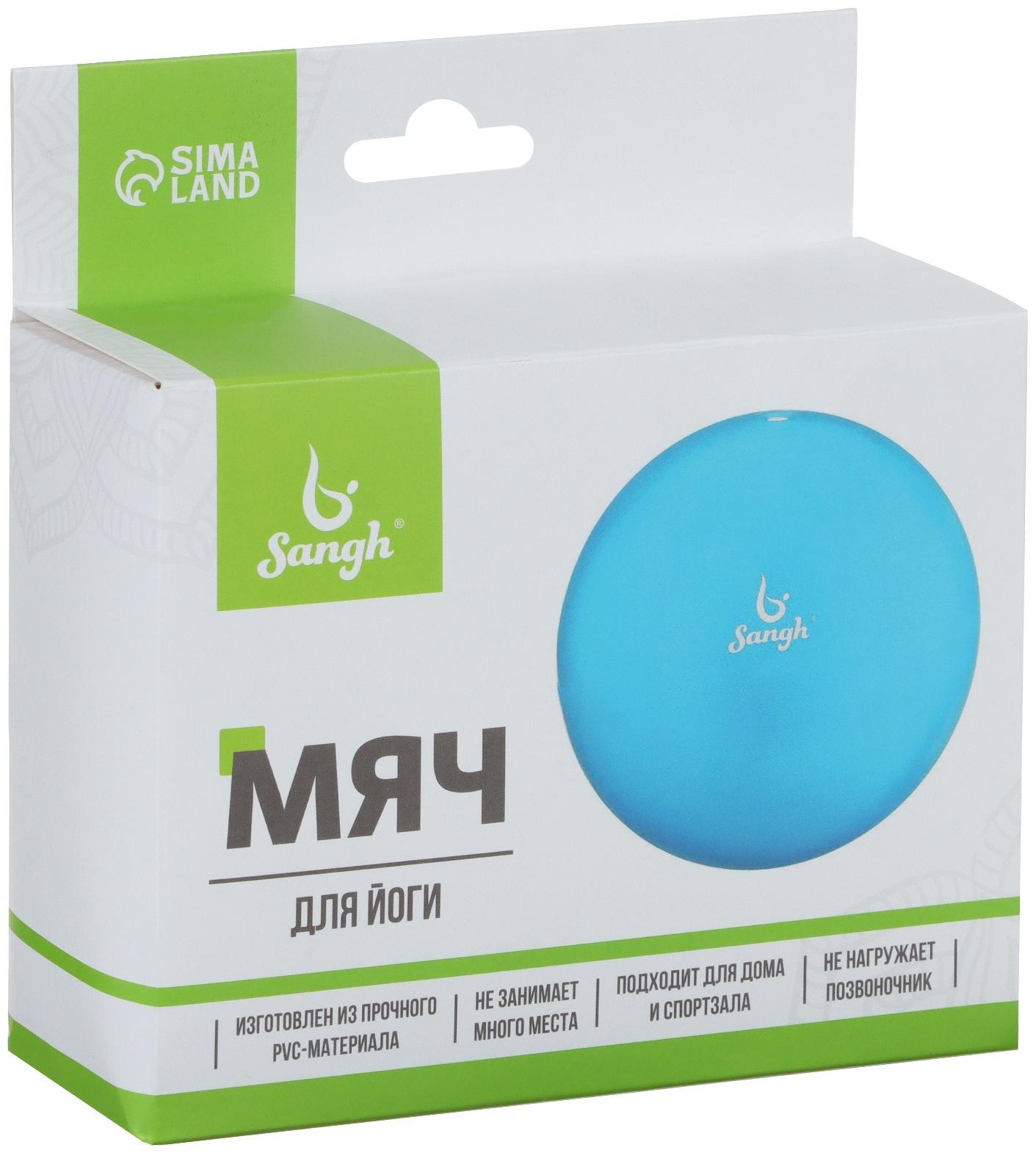 Мяч для йоги и пилатеса 25 см, 100 гр, цвет черный