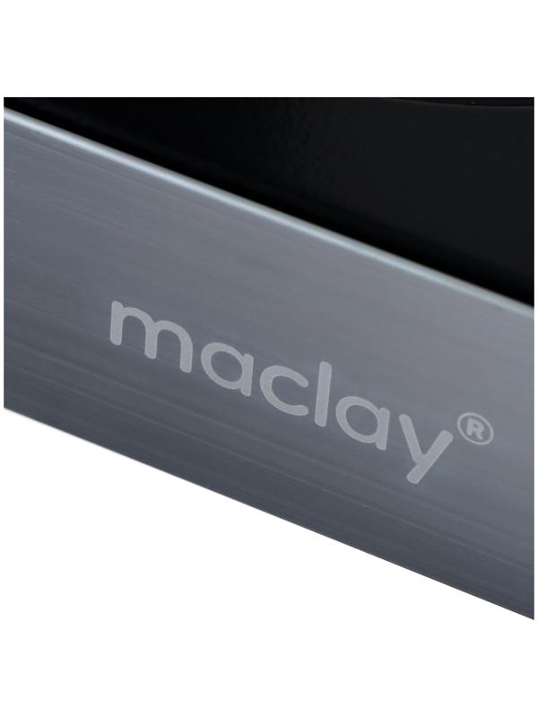 Плита газовая портативная maclay, для кемпинга, 20×25×9 см, серая