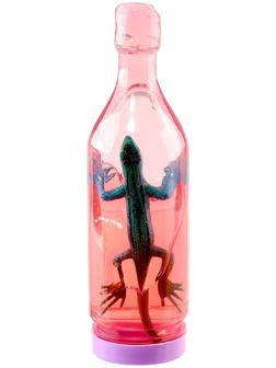 Лизун - слайм «Ящер в бутылке», 13 см, МИКС