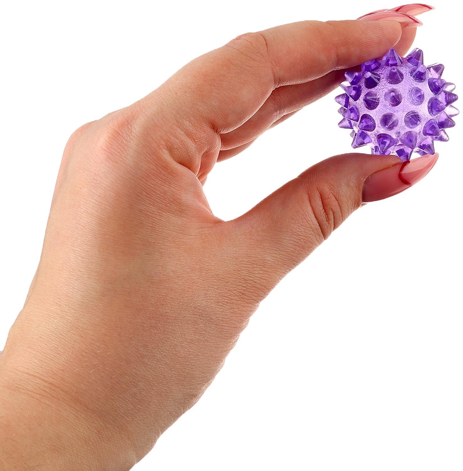 Мяч световой «Ёжик», 3,5 см, цвета МИКС