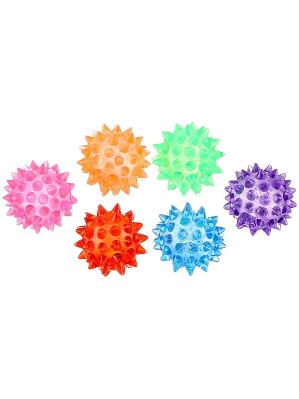 Мяч световой «Ёжик», 3,5 см, цвета МИКС