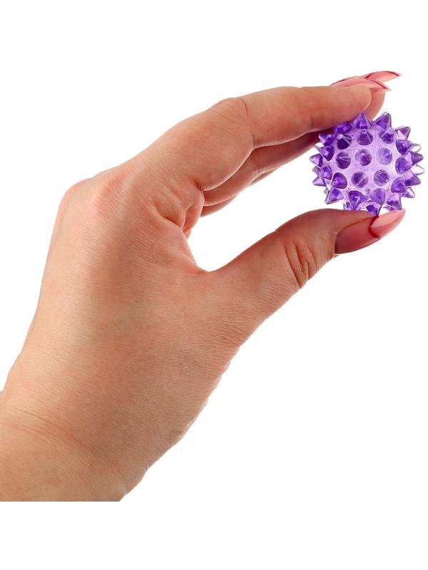 Мяч световой «Ёжик», 3,5 см, цвета МИКС