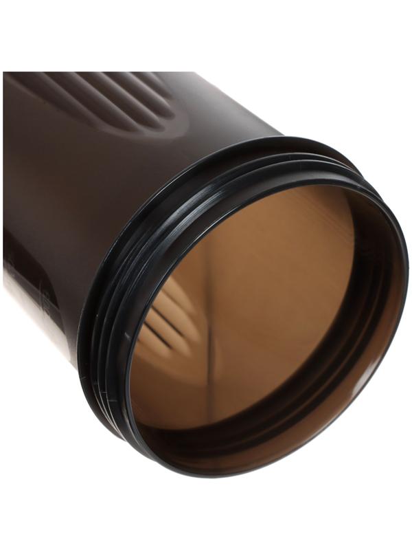 Шейкер для спортивного питания Onlytop, 600 мл, цвет черный