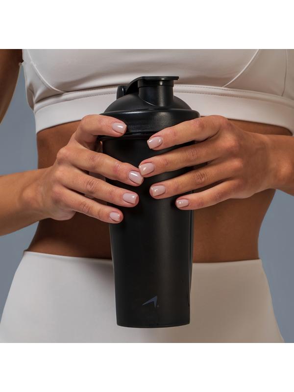 Шейкер для спортивного питания Onlytop, 600 мл, цвет черный