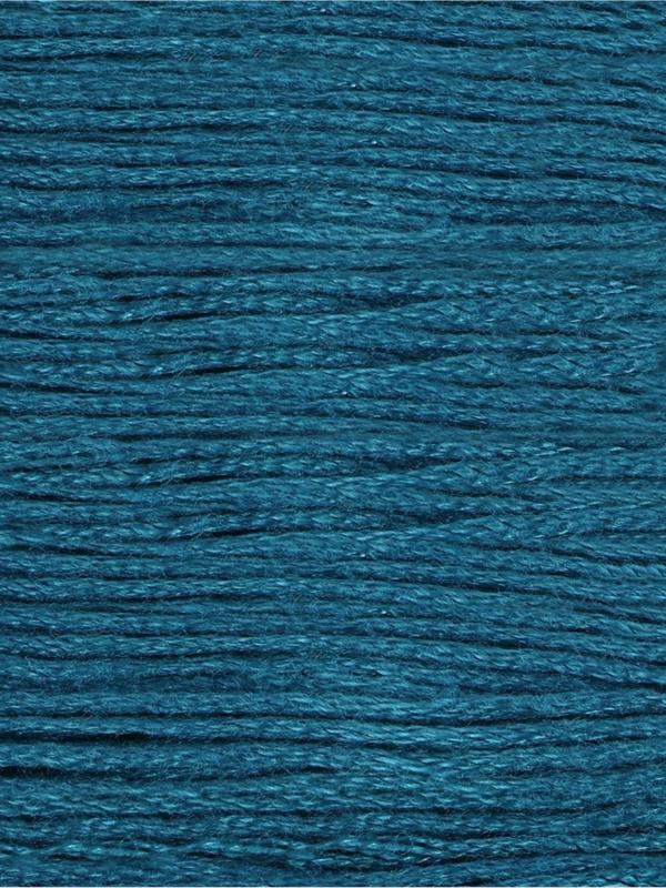 Набор ниток мулине №3842, 8±1 м, 6 шт., синий