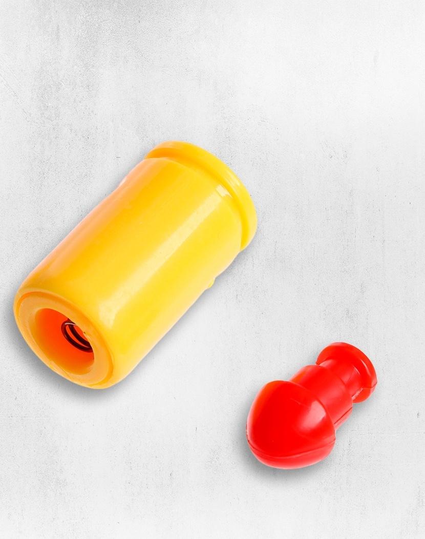 Пистолет «Глок», мягкие пули и вылетающие гильзы, автоматическая перезарядка