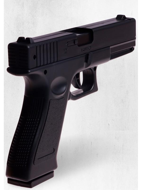 Пистолет «Глок», мягкие пули и вылетающие гильзы, автоматическая перезарядка