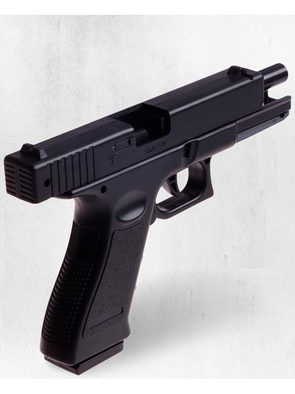 Пистолет «Глок», мягкие пули и вылетающие гильзы, автоматическая перезарядка