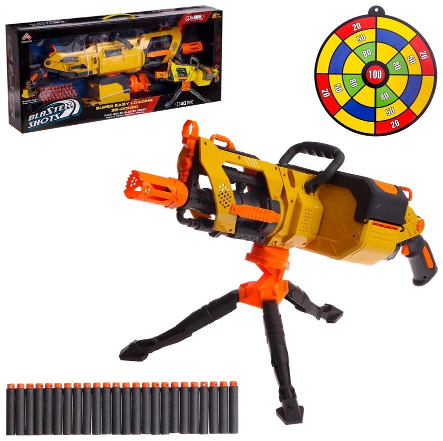 Бластер «Скорострел», стреляет мягкими пулями, работает на батарейках