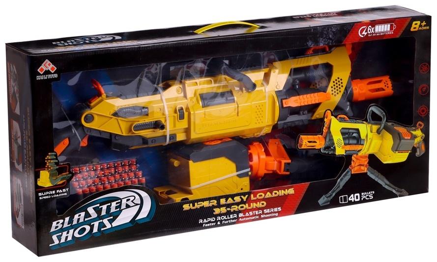 Бластер «Скорострел», стреляет мягкими пулями, работает на батарейках