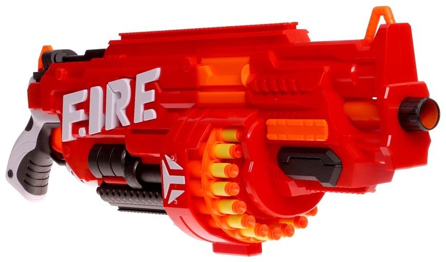 Бластер «Огненный», стреляет мягкими пулями, работает на батарейках