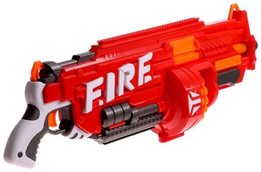 Бластер «Огненный», стреляет мягкими пулями, работает на батарейках