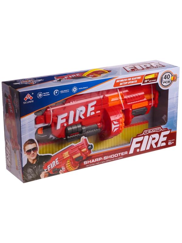 Бластер «Огненный», стреляет мягкими пулями, работает на батарейках