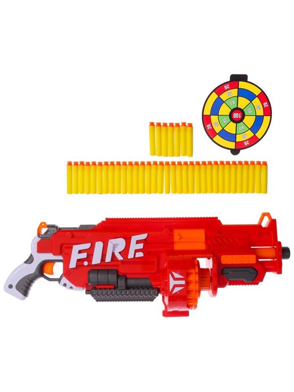 Бластер «Огненный», стреляет мягкими пулями, работает на батарейках