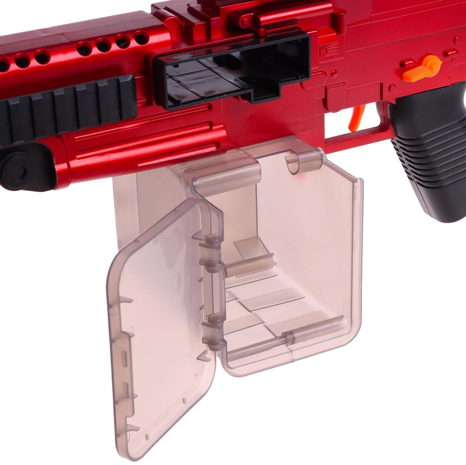 Пулемет «Годзилио», стрельба, гильзы разлетаются, аккумулятор