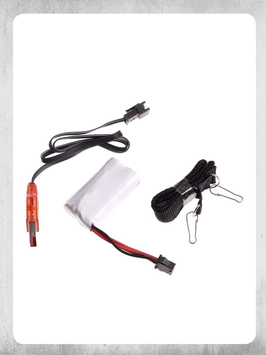 Пулемет «Годзилио», стрельба, гильзы разлетаются, аккумулятор