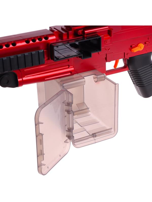 Пулемет «Годзилио», стрельба, гильзы разлетаются, аккумулятор