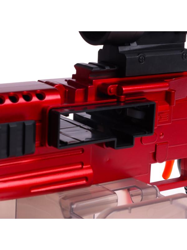 Пулемет «Годзилио», стрельба, гильзы разлетаются, аккумулятор