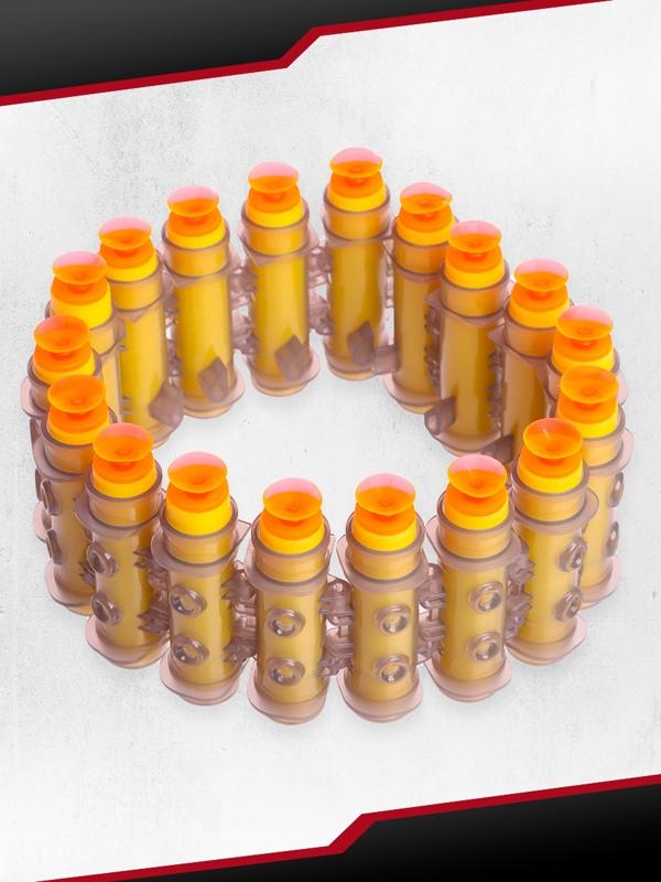 Пистолет «Глок», стреляет мягкими пулями, ленточная подача