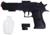 Пистолет Black,стреляет гелевыми пульками, подвижный затвор, аккумулятор 3.7V