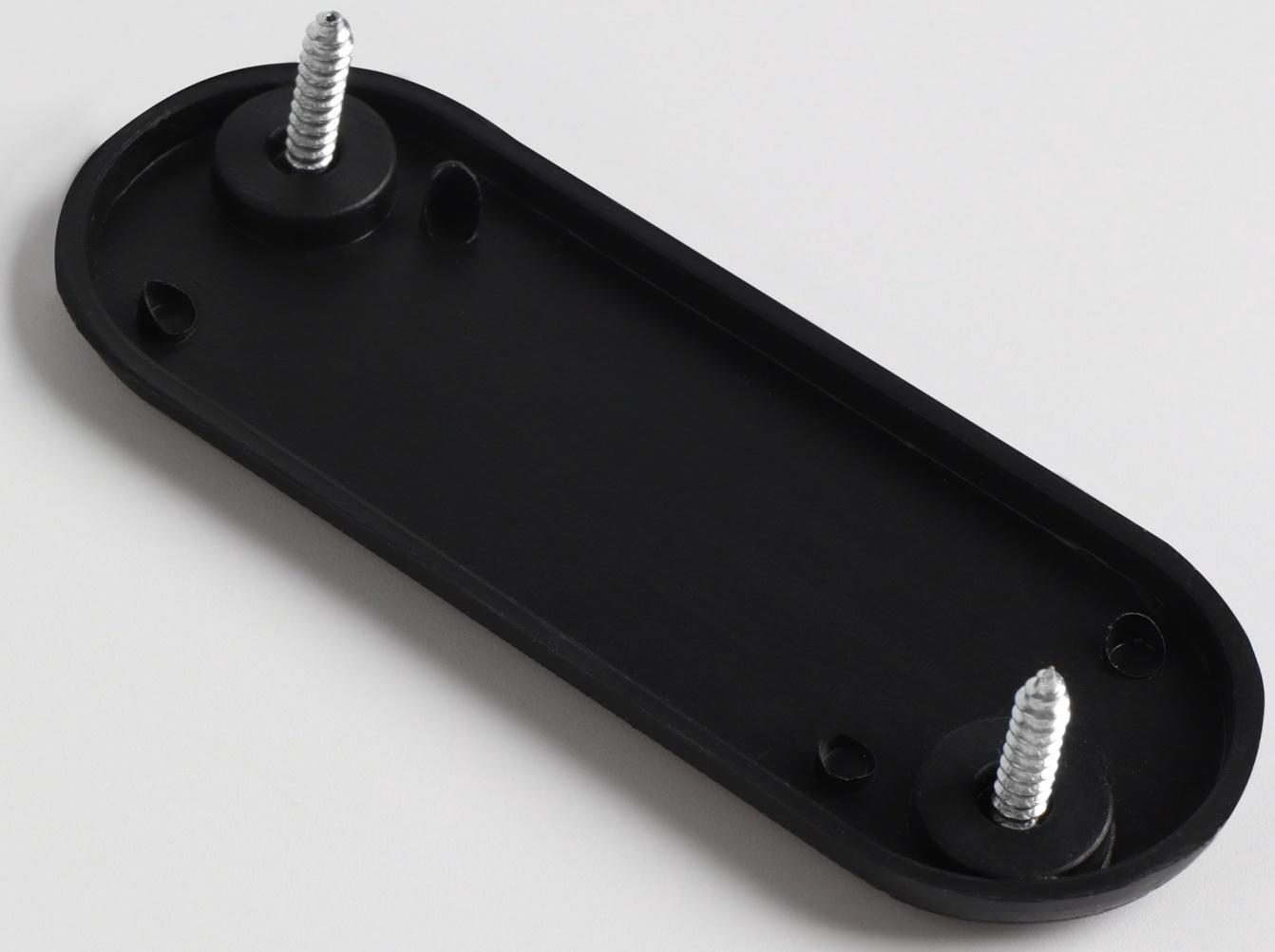 Замок кодовый для чемодана, с креплениями, 3,3 × 8,3 × 1,8 см, цвет чёрный